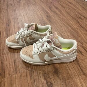 Nike Tan and Cream Sneakers